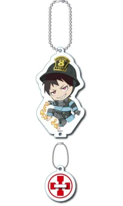 Fire Force: Nendoroid Plus Acrylic Stand with Chain Shinra Kusakabe