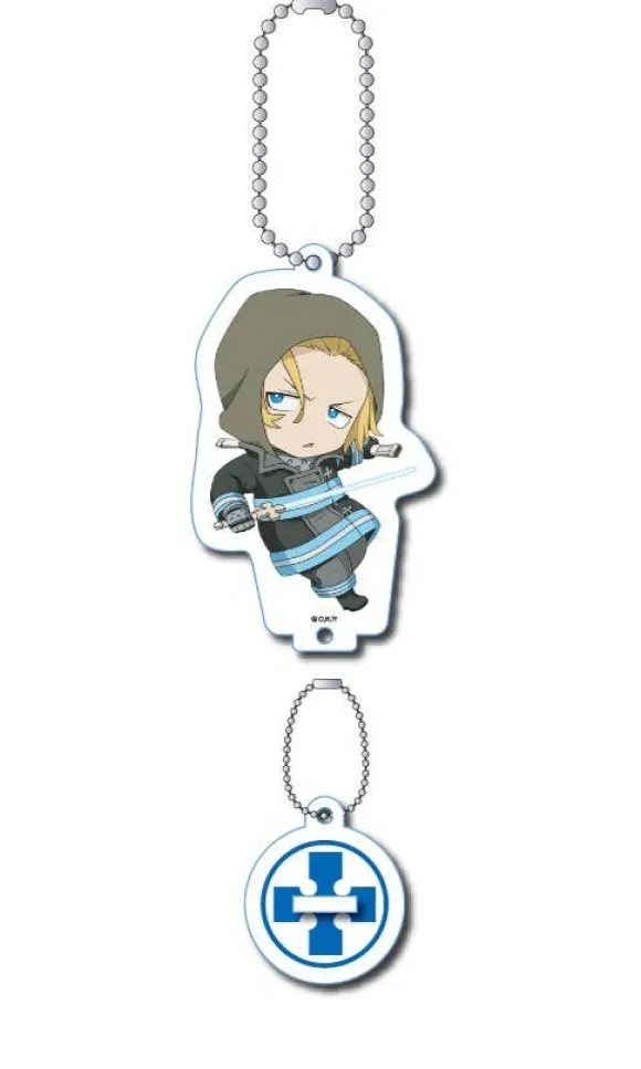 Fire Force: Nendoroid Plus Acrylic Stand with Chain Arthur Boyle