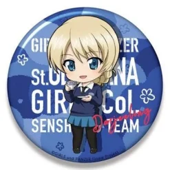 Girls und Panzer das Finale: Nendoroid Plus Big Can Badge Darjeeling