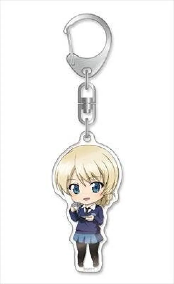 Girls und Panzer das Finale: Nendoroid Plus Acrylic Keychain Darjeeling
