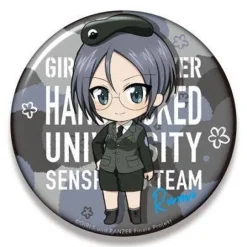 Girls und Panzer das Finale: Nendoroid Plus Big Can Badge Rumi