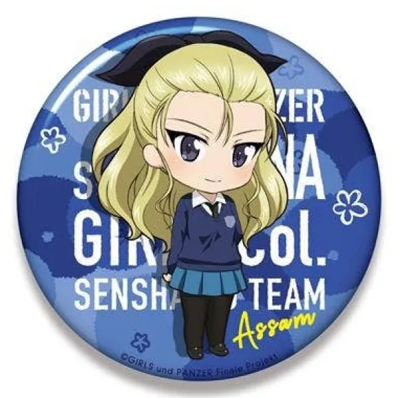 Girls und Panzer das Finale: Nendoroid Plus Big Can Badge Assam