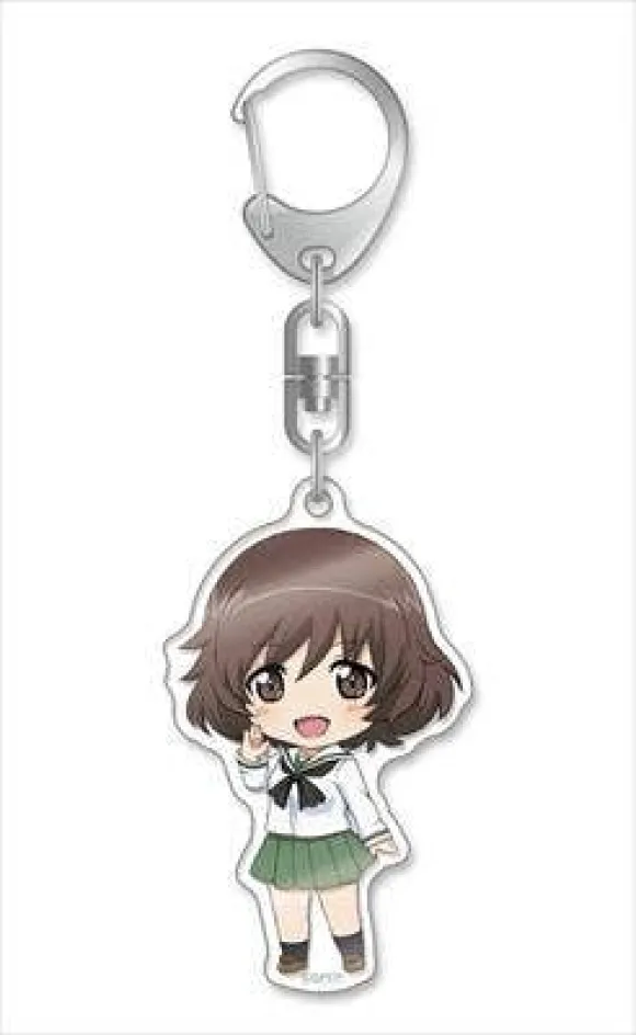 Girls und Panzer das Finale: Nendoroid Plus Acrylic Keychain Yukari Akiyama