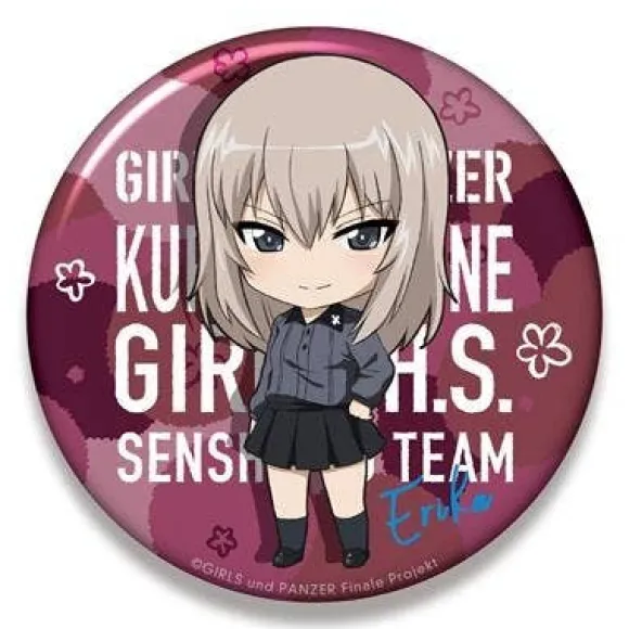 Girls und Panzer das Finale: Nendoroid Plus Big Can Badge Erika Itsumi