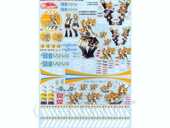 1/24 Goodsmile Racing Character Customize Series Decal 03 Rin & Len Kagamine