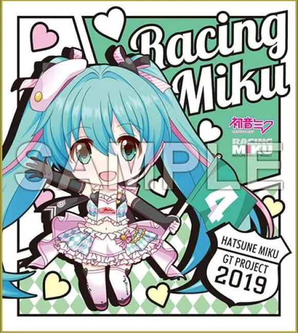 Hatsune Miku GT Project: Racing Miku 2019 Ver. Nendoroid Plus Mini Shikishi Board 1