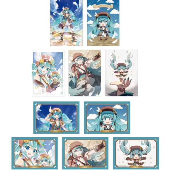 Hatsune Miku: Nendoroid 100th Anniversary Exhibition Trading Bromide (2 Pieces)