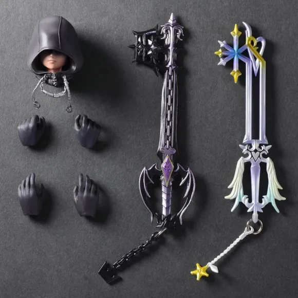 Kingdom Hearts II Play Arts Kai Roxas Organization XIII Ver.