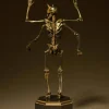 KT Project KT-005 Takeya Style Jizai Okimono - Skeleton Iron Rust Color