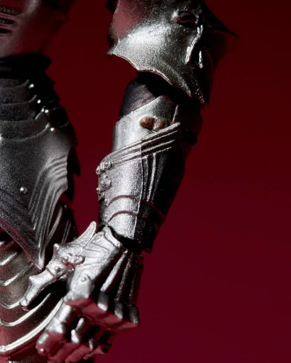 KT Project Takeya Shiki Jizai Okimono: 15th Century Gothic Style Field Armor (Silver)