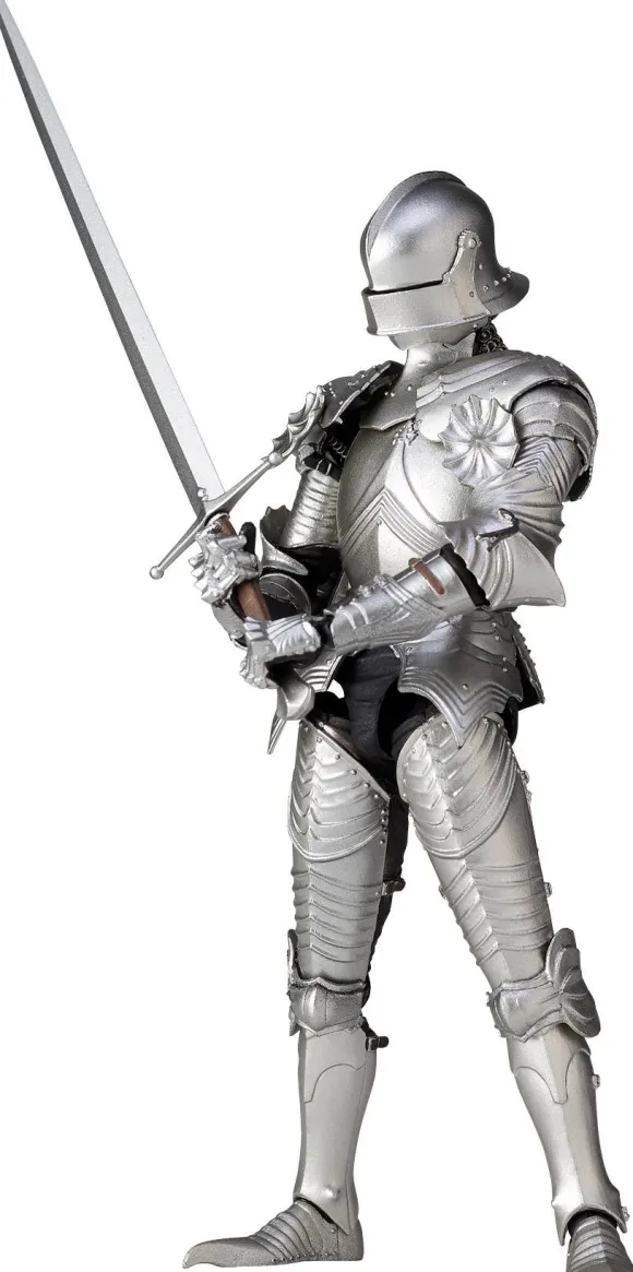 KT Project Takeya Shiki Jizai Okimono: 15th Century Gothic Style Field Armor (Silver)