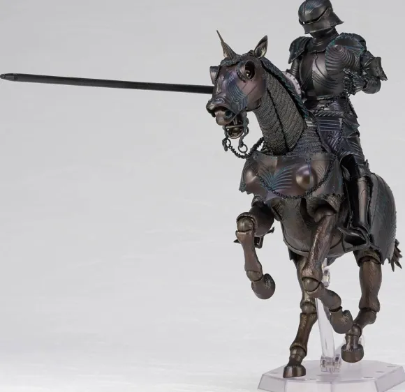 KT Project Takeya Shiki Jizai Okimono: 15th Century Gothic Equestrian Armor Bronze