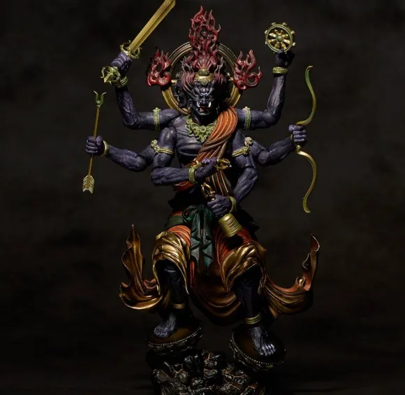 KT Project Takeya Shiki Jizai Okimono: Kongouyasha-Myouou Color Ver.