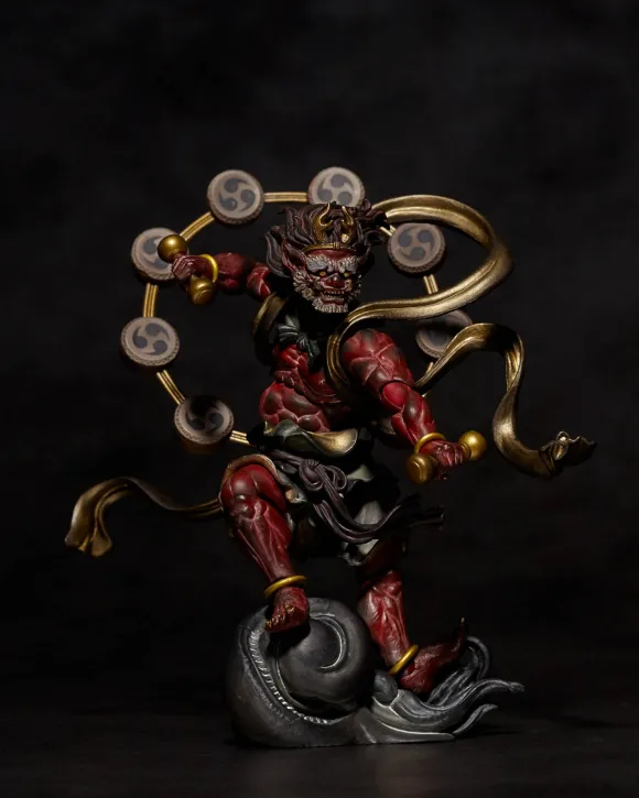 KT Project Takeya Shiki Jizai Okimono: Raijin (Red)