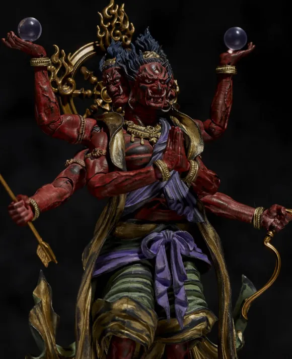 KT Project Takeya Shiki Jizai Okimono: Ashura Painted Ver.
