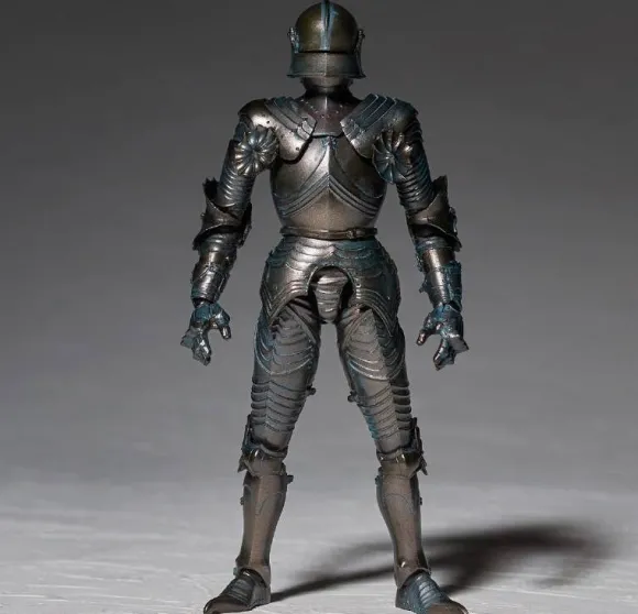 KT Project Takeya Shiki Jizai Okimono: 15th Century Gothic Style Field Armor (Bronze)