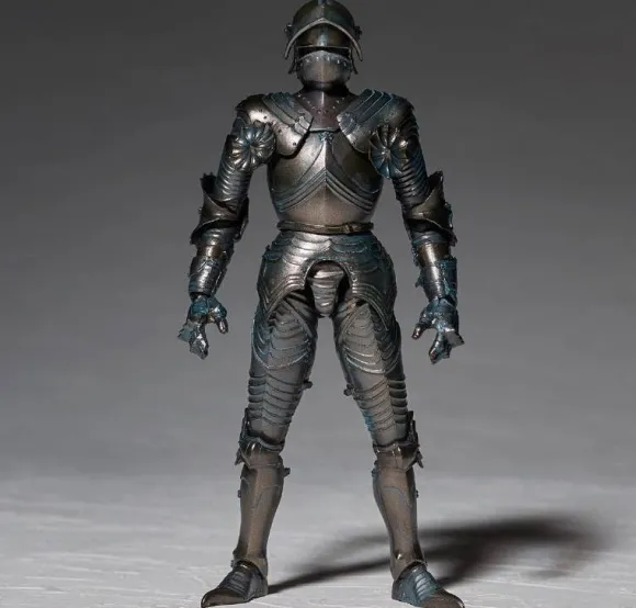 KT Project Takeya Shiki Jizai Okimono: 15th Century Gothic Style Field Armor (Bronze)
