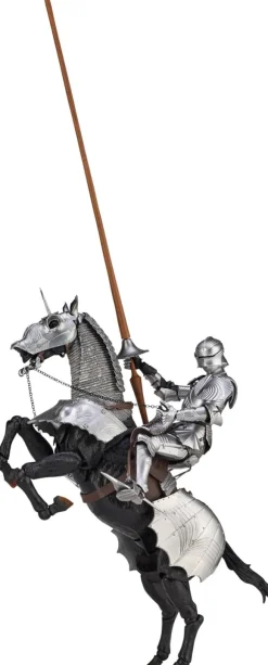 KT Project Takeya Shiki Jizai Okimono: 15th Century Gothic Equestrian Armor Silver