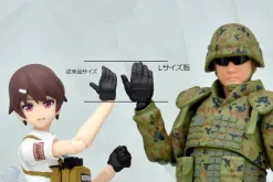 LA-OP18: figma Tactical Gloves L Size (Black) (Little Armory)