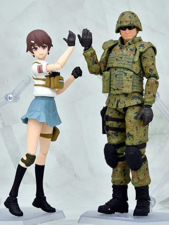 LA-OP18: figma Tactical Gloves L Size (Black) (Little Armory)