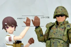 LA-OP17: figma Tactical Gloves L Size (Tan) (Little Armory)