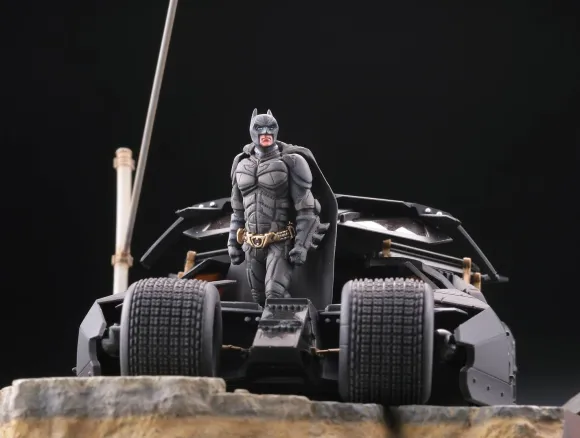 Legacy of Revoltech: The Batmobile Tumbler in Gotham City