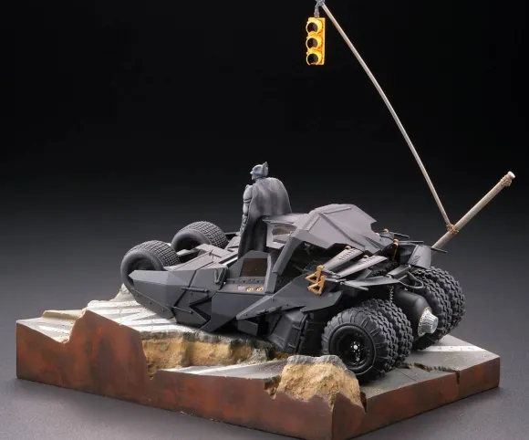 Legacy of Revoltech: The Batmobile Tumbler in Gotham City