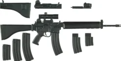 1/12 Little Armory [LA087] AR18 Type for Action Figures