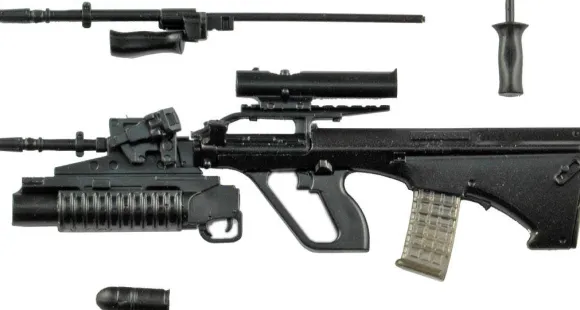 1/12 Little Armory (LA066) AUG A2 & M203 PI Type