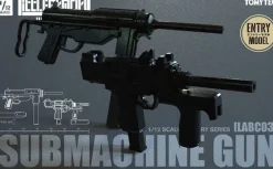 1/12 Little Armory [LABC03] Submachine Gun (set of 2)