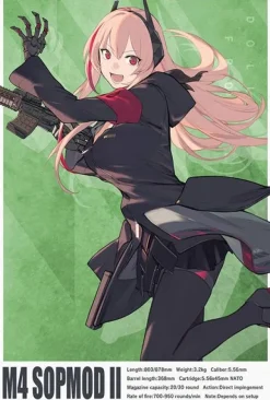 1/12 Little Armory: [LADF23] Anime: Girls Frontline M4 SOPMOD II Type