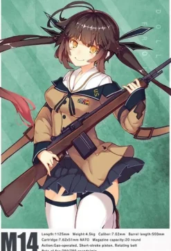 1/12 Little Armory [LADF12] Girls Frontline M14 Type