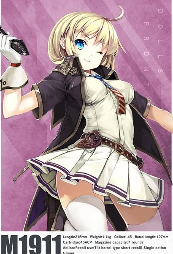 1/12 Little Armory (LADF10) Girls Frontline M1911 Type