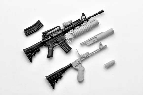 1/12 Little Armory LA025 M4A1 & M203 Type