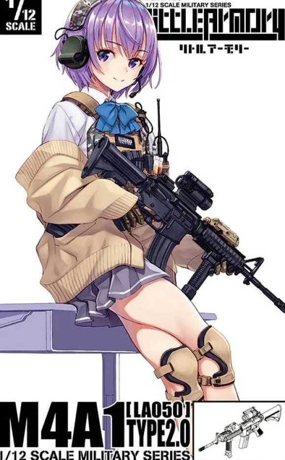 1/12 Little Armory (LA050) M4A1 Type 2.0