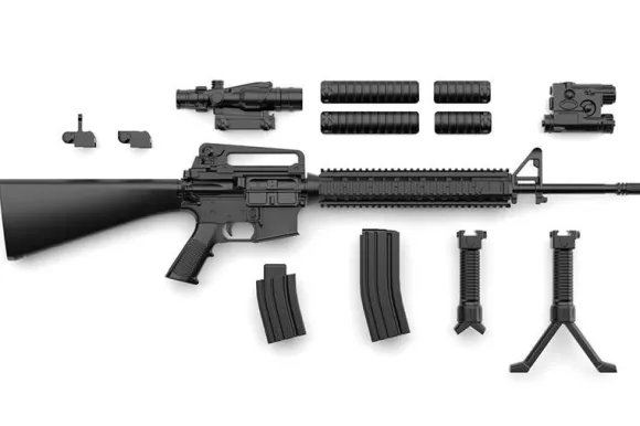 1/12 Little Armory (LA056) M16A4 Type