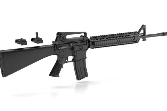 1/12 Little Armory (LA056) M16A4 Type