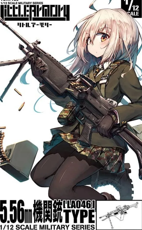 1/12 LittleArmory (LA046) 5.56mm Machine Gun