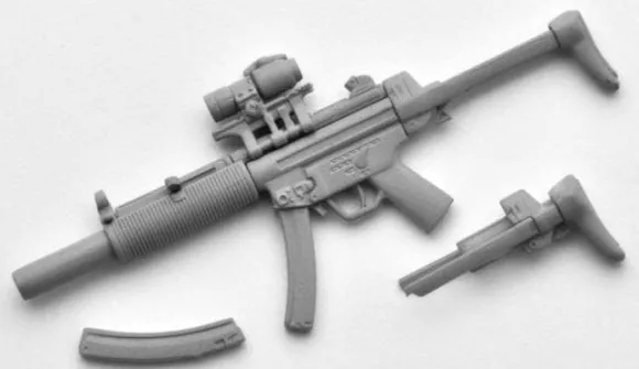1/12 Little Armory LA026 MP5SD6 Type
