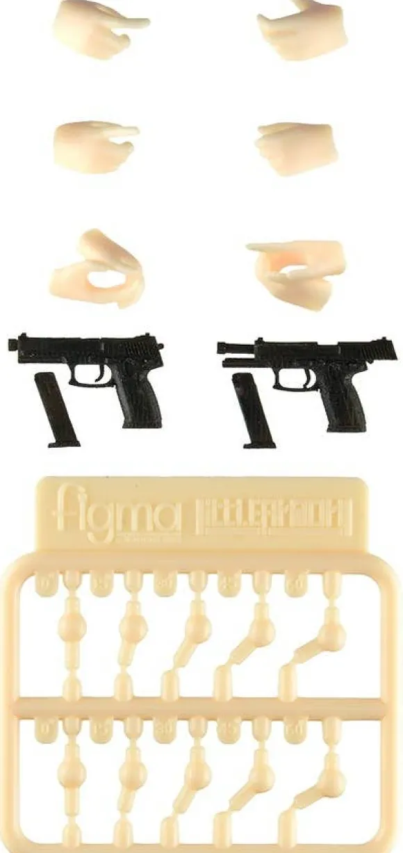 1/12 Little Armory: LAOP12: figma Hands for Guns 2 - Handgun Set