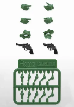 Little Armory LAOP07: figma Tactical Gloves 2 Revolver Set (Green)