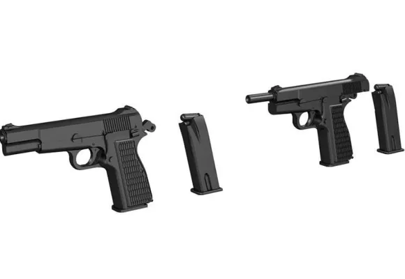 Little Armory LAOP06: figma Tactical Gloves 2 Handgun Set (Tan)
