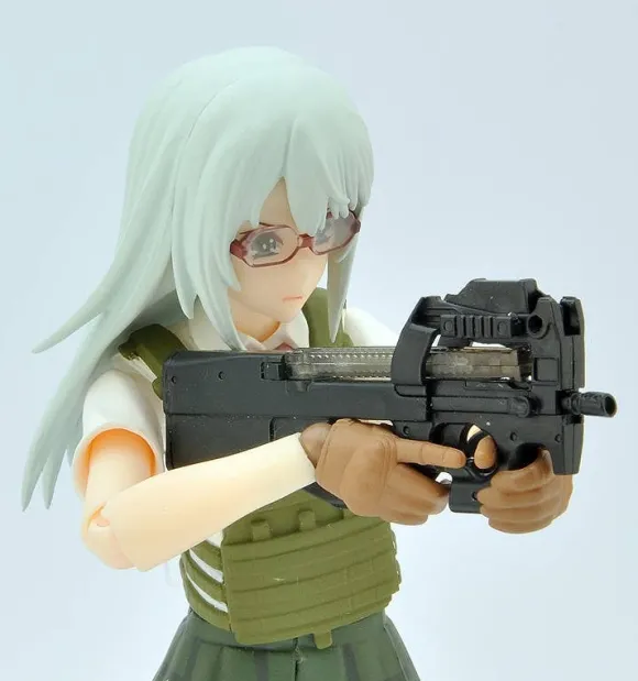 Little Armory LAOP06: figma Tactical Gloves 2 Handgun Set (Tan)