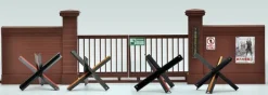 1/12 Little Armory [LD034] Designated Defense School Gate (Brick Type)