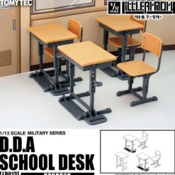 1/12 LittleArmory [LD013] Desk for Designated Defense High School