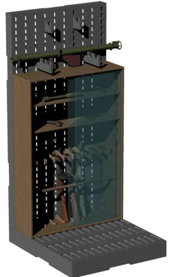 1/12 Little Armory [LD042] Gun Rack F Classical Gun Rack