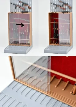 1/12 Little Armory [LD042] Gun Rack F Classical Gun Rack