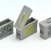 1/12 Little Armory [LD038] Military Hard Case A3 -White x Gray-
