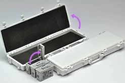 1/12 Little Armory [LD038] Military Hard Case A3 -White x Gray-
