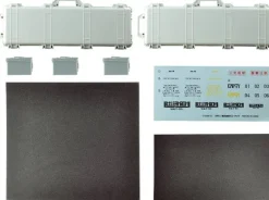 1/12 Little Armory [LD038] Military Hard Case A3 -White x Gray-